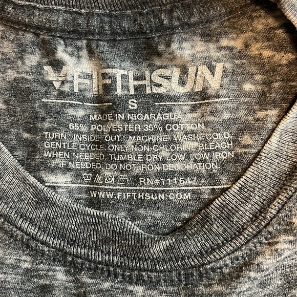 Fifth Sun Size Small NASA Heather Gray Short Sleeve Tee-Shirt - Picture 2 of 6